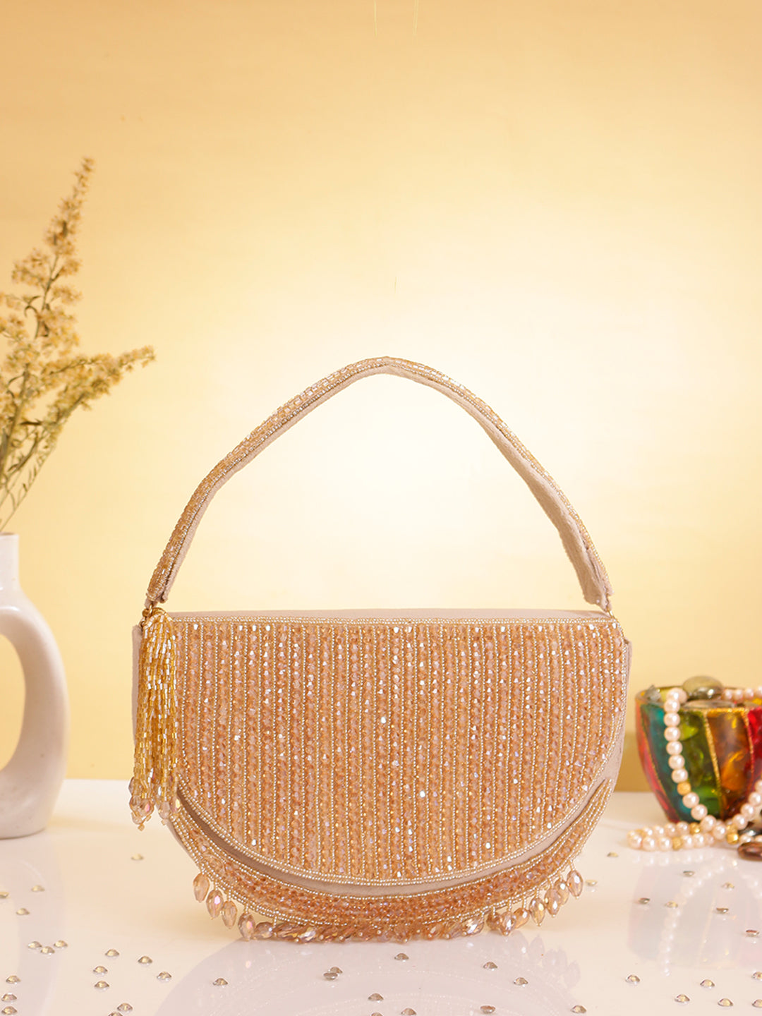 Moon Flap Clutch Bag