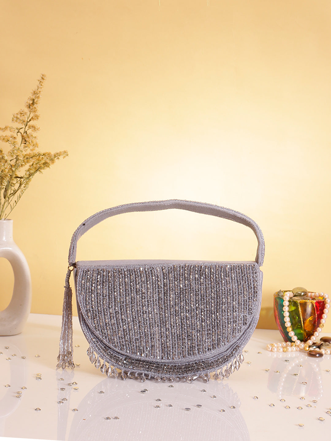 Moon Flap Clutch Bag