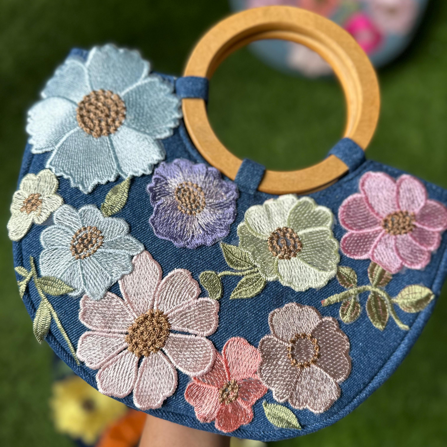 Denim Dusk Denim Clutch