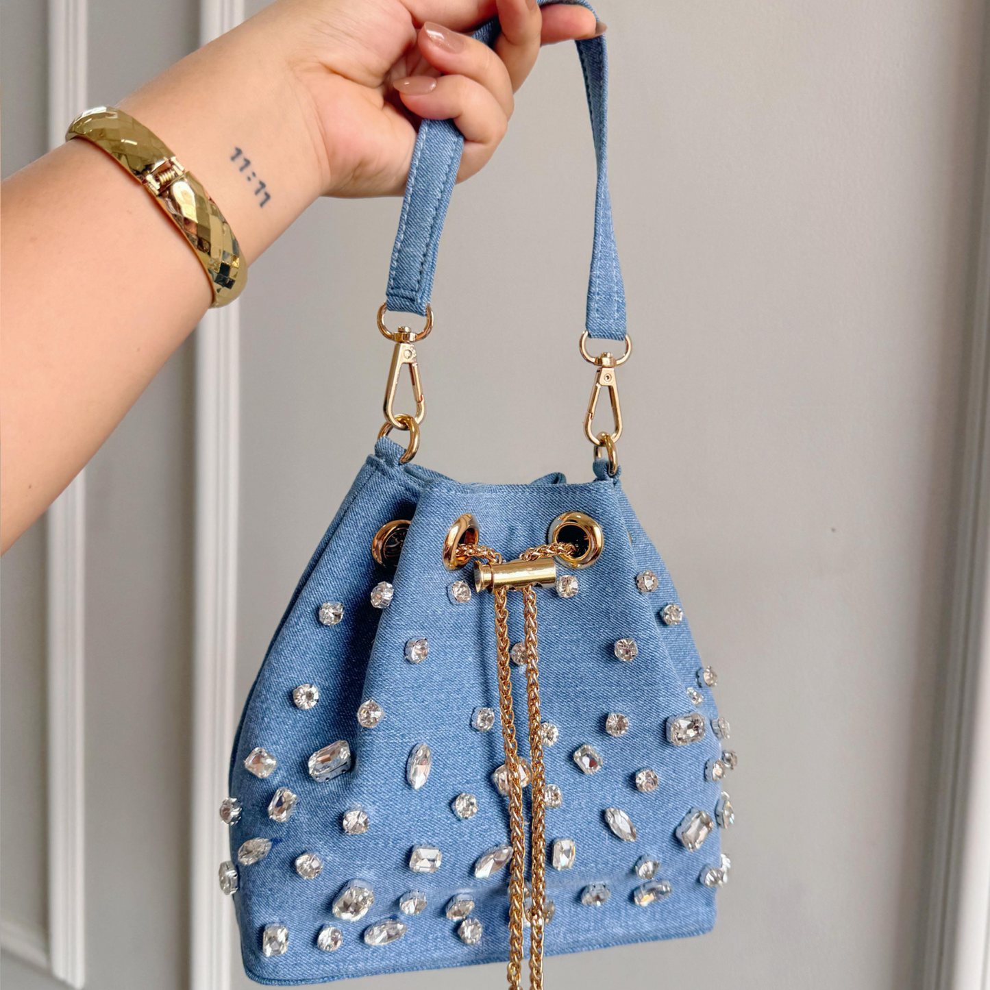 Crystal Sky Denim Bucket