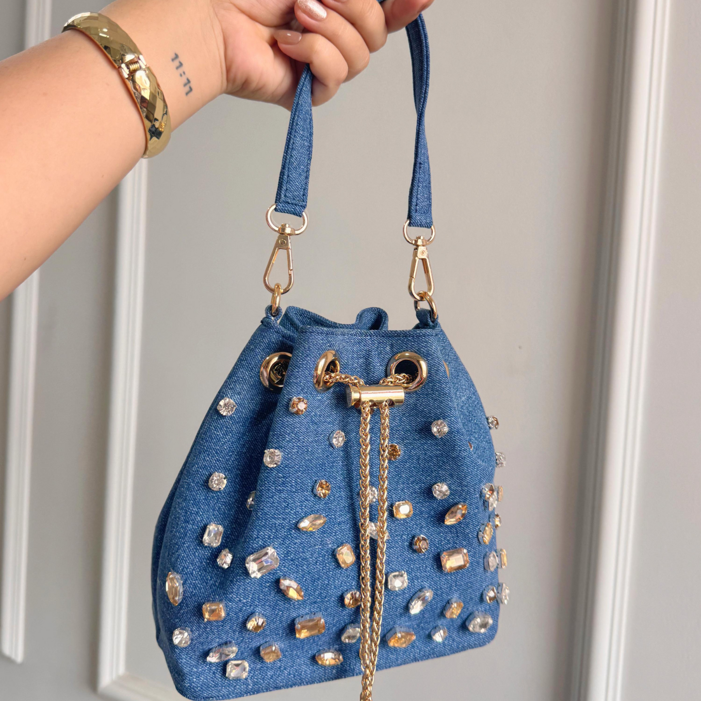 Skyline Shine Denim Bucket