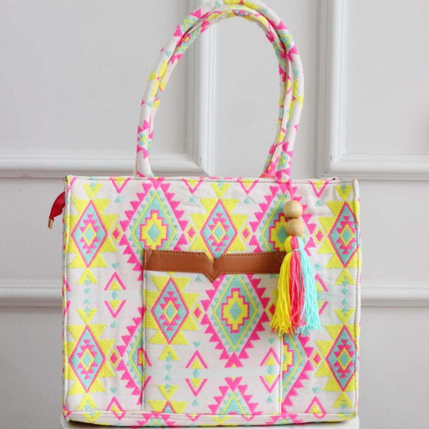Vivid Voyage Large Tote