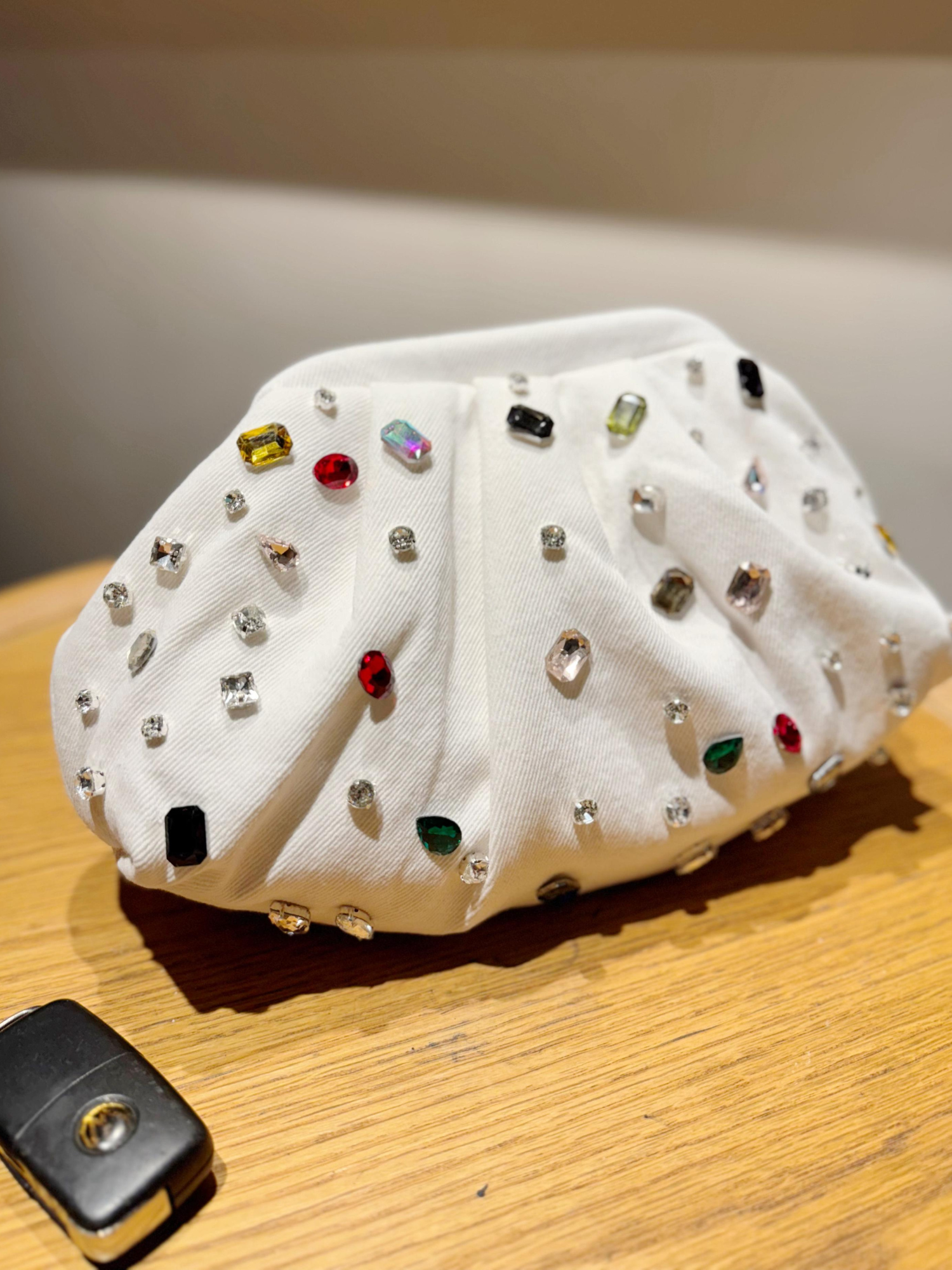 Denim Prism Cloud Bag