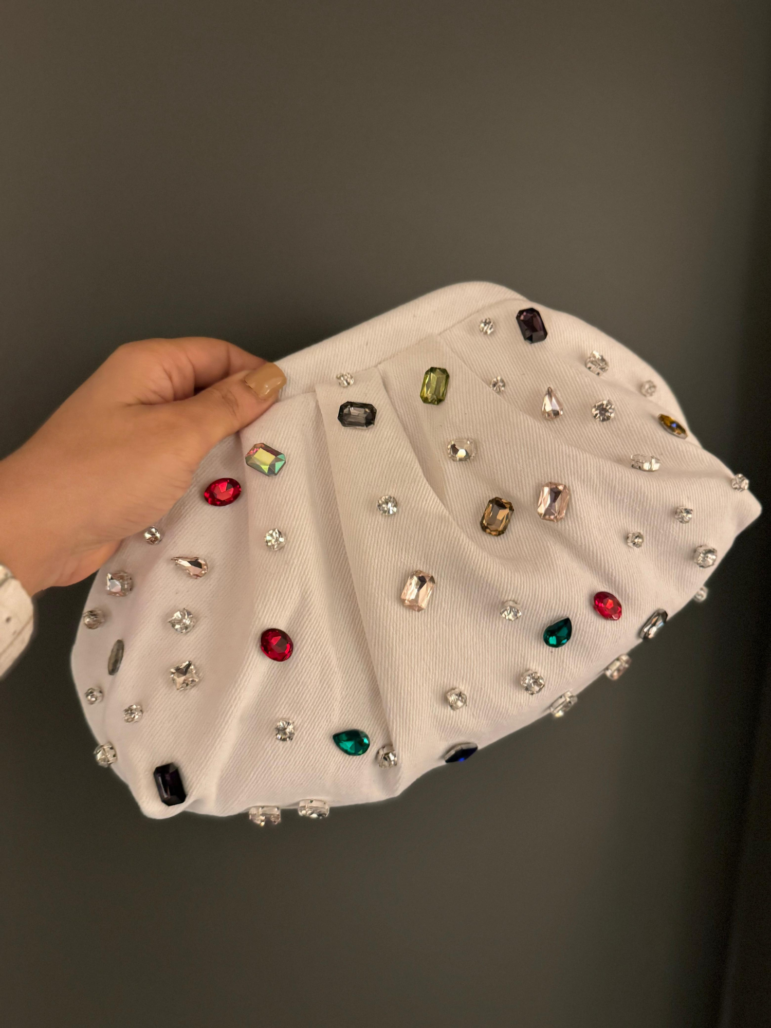 Denim Prism Cloud Bag