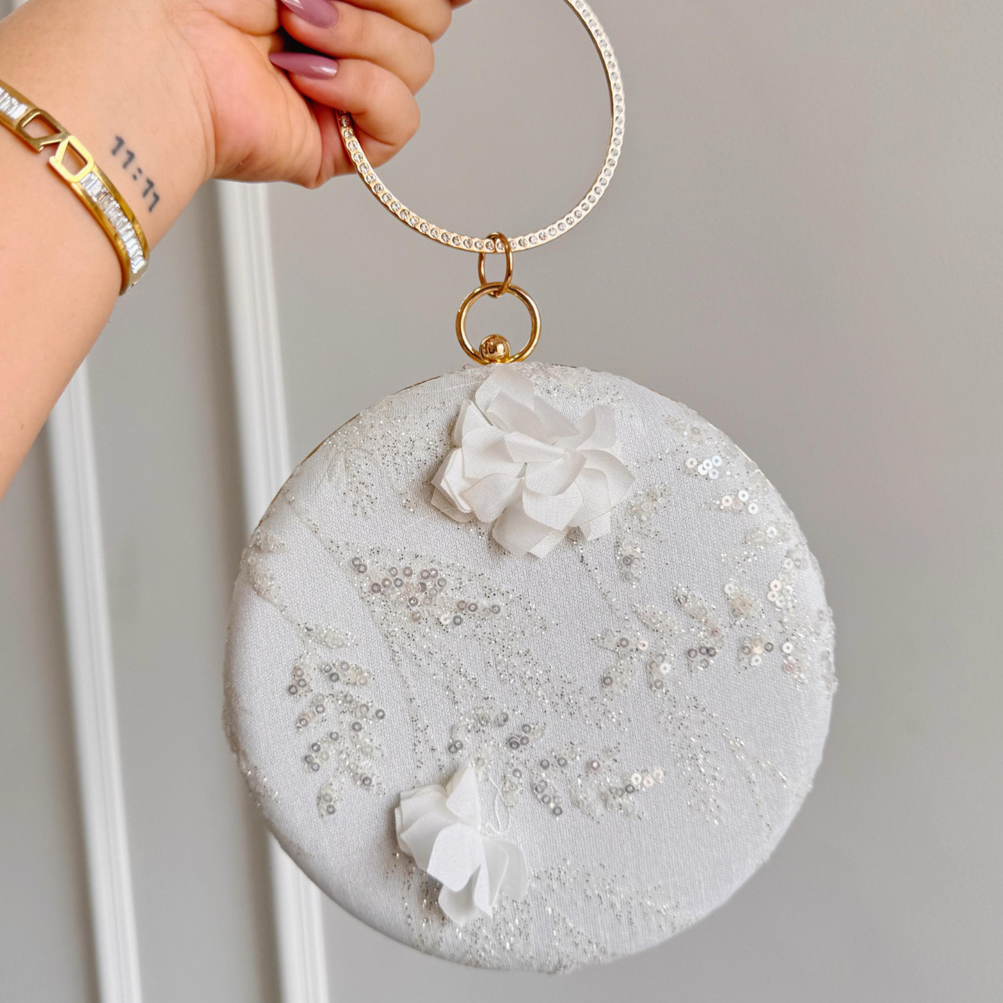 Chandni Bloom Wristlet Clutch