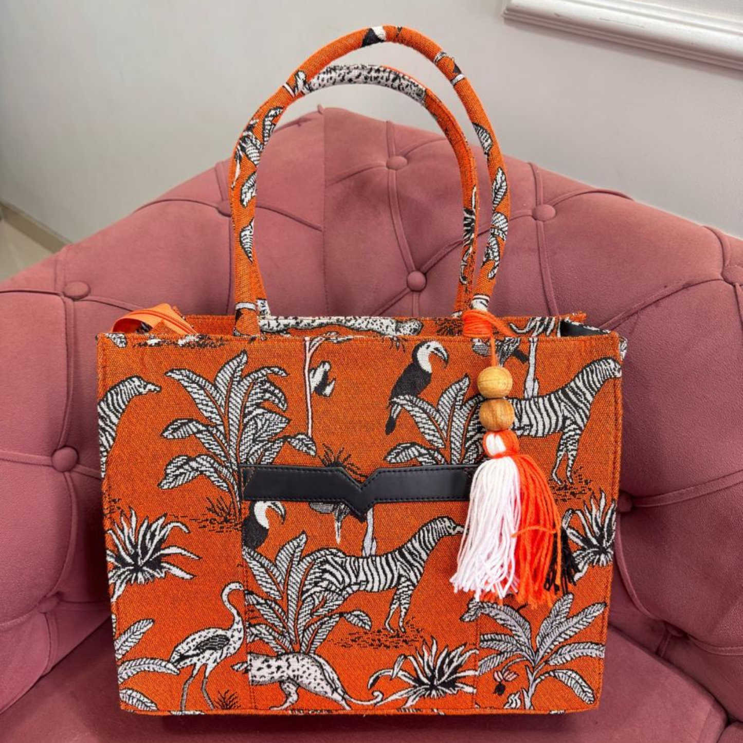Tangerine Trails Large tote