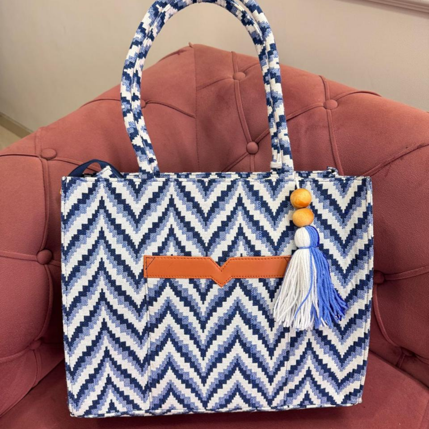 Blueberry Breeze Large tote