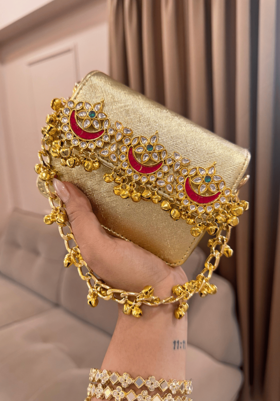 Mehfil Kundan Mini Bag