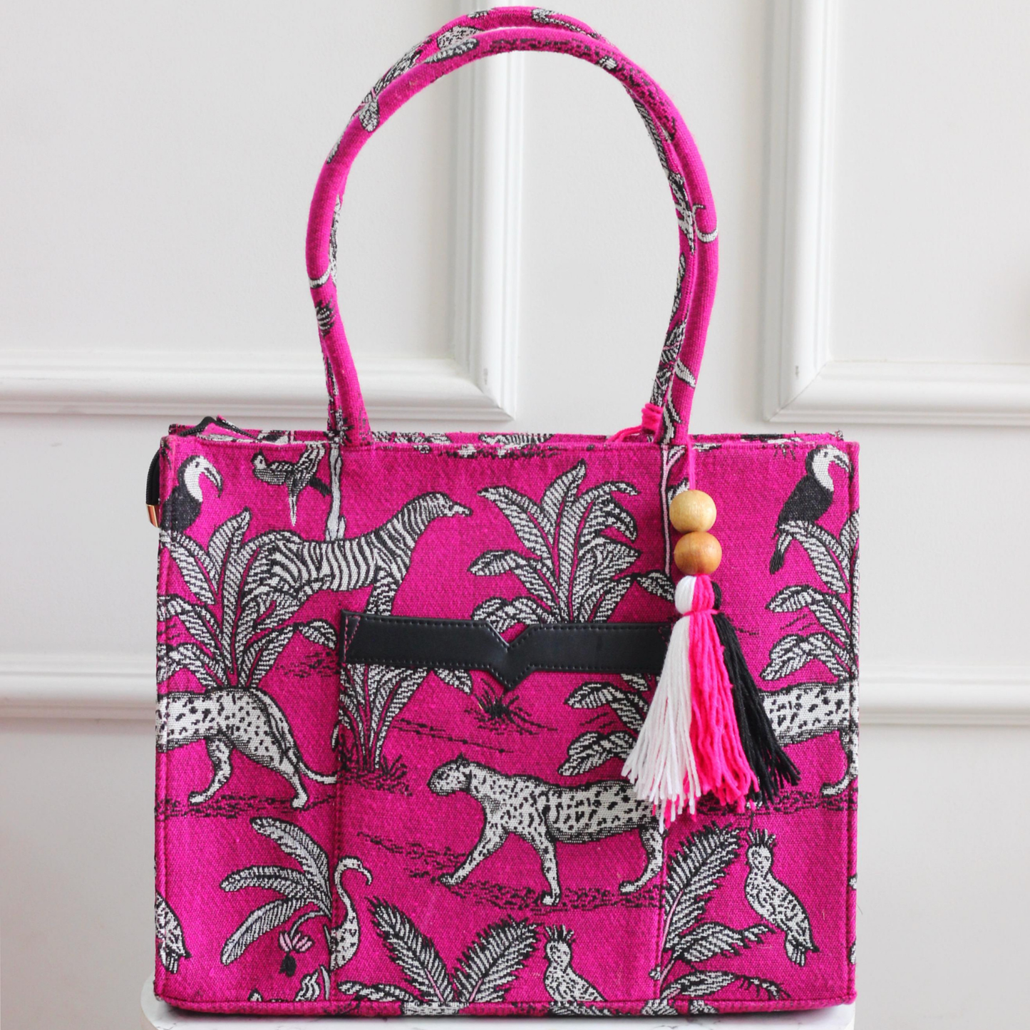 Pink Safari Large tote