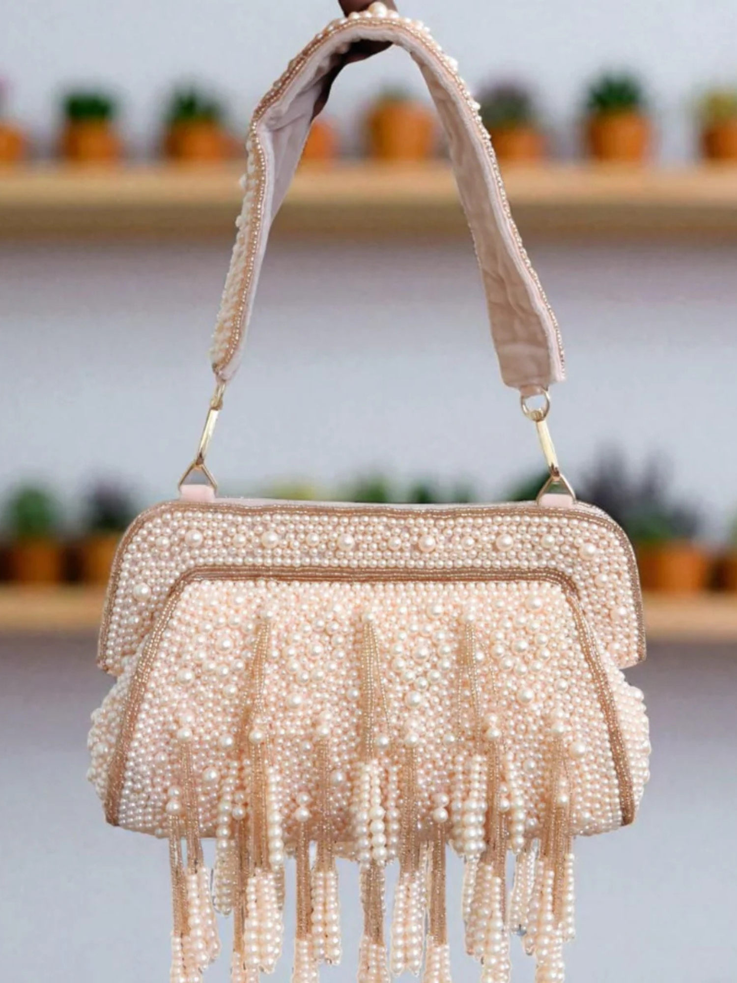 Amaira Tassels Clutch