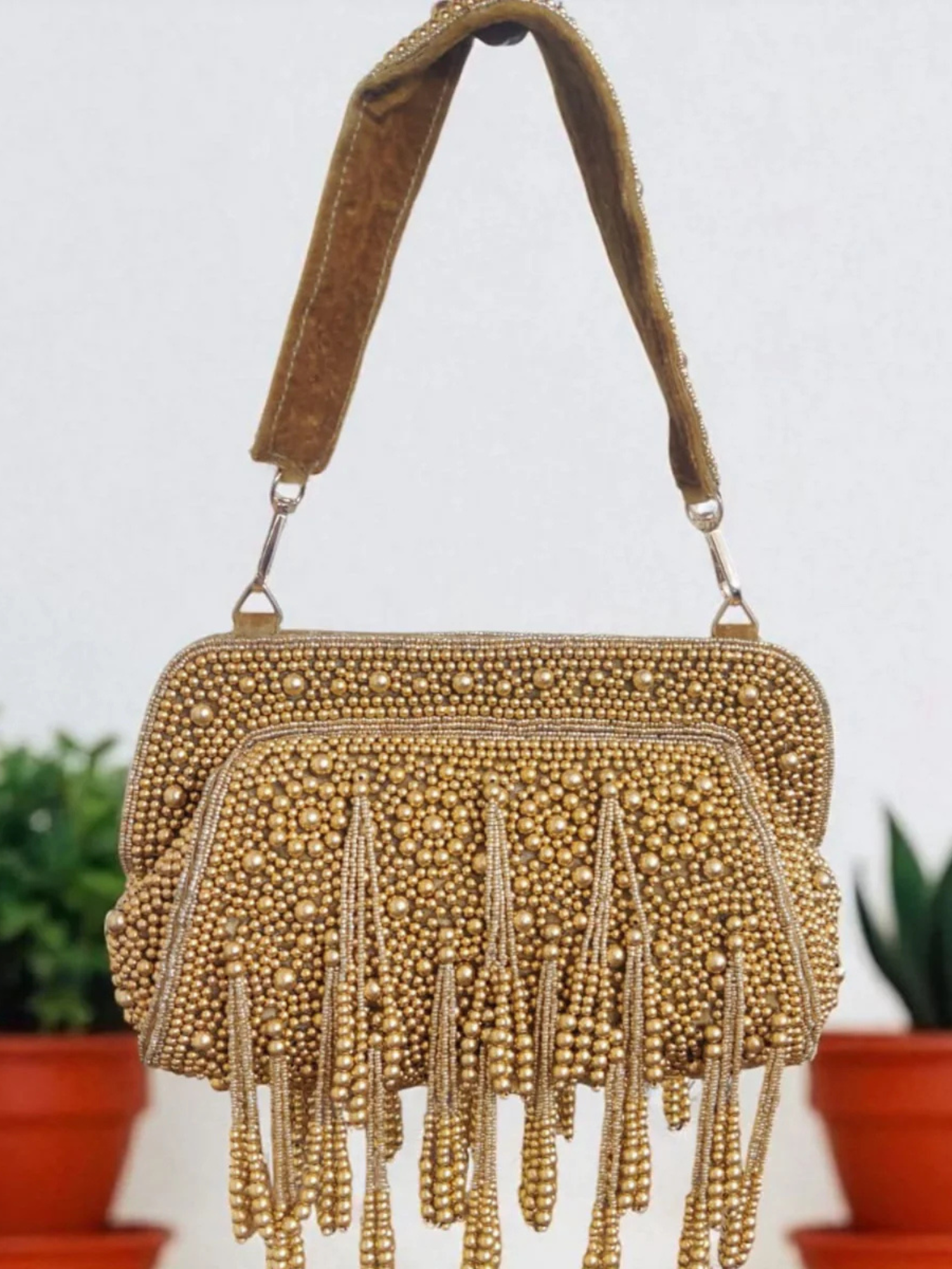 Amaira Tassels Clutch
