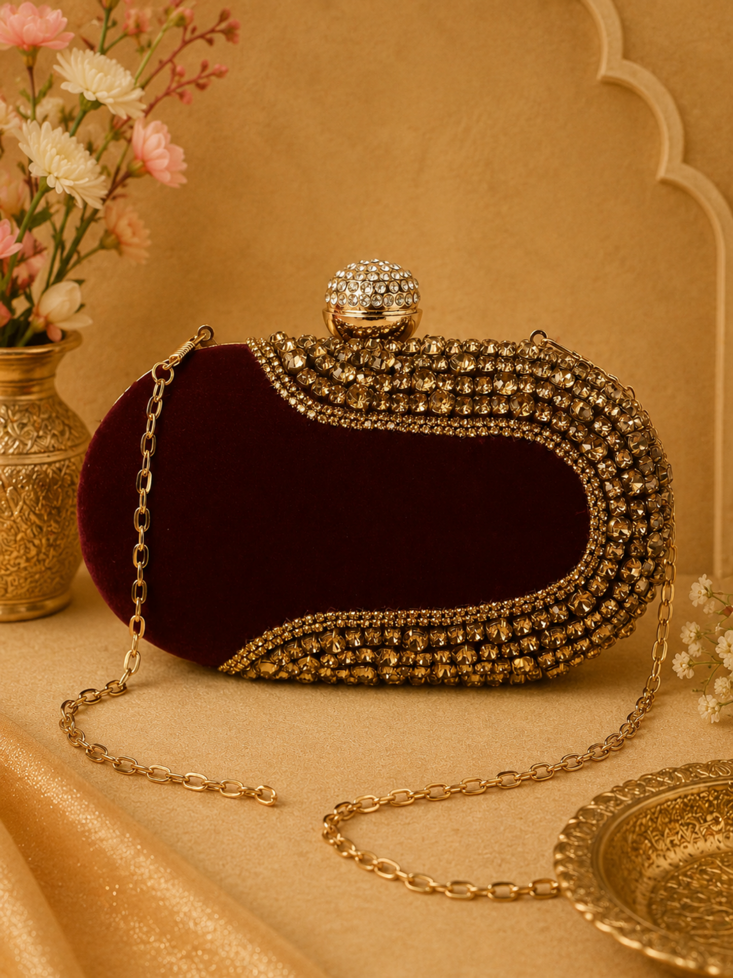 Velour Royale Clutch