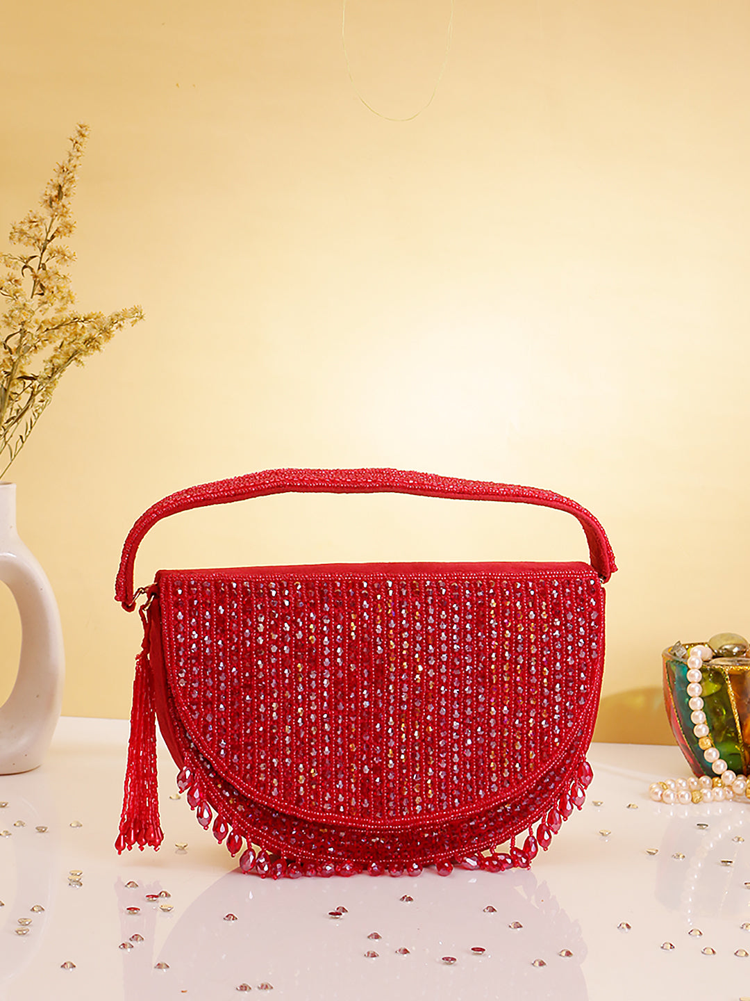 Moon Flap Clutch Bag