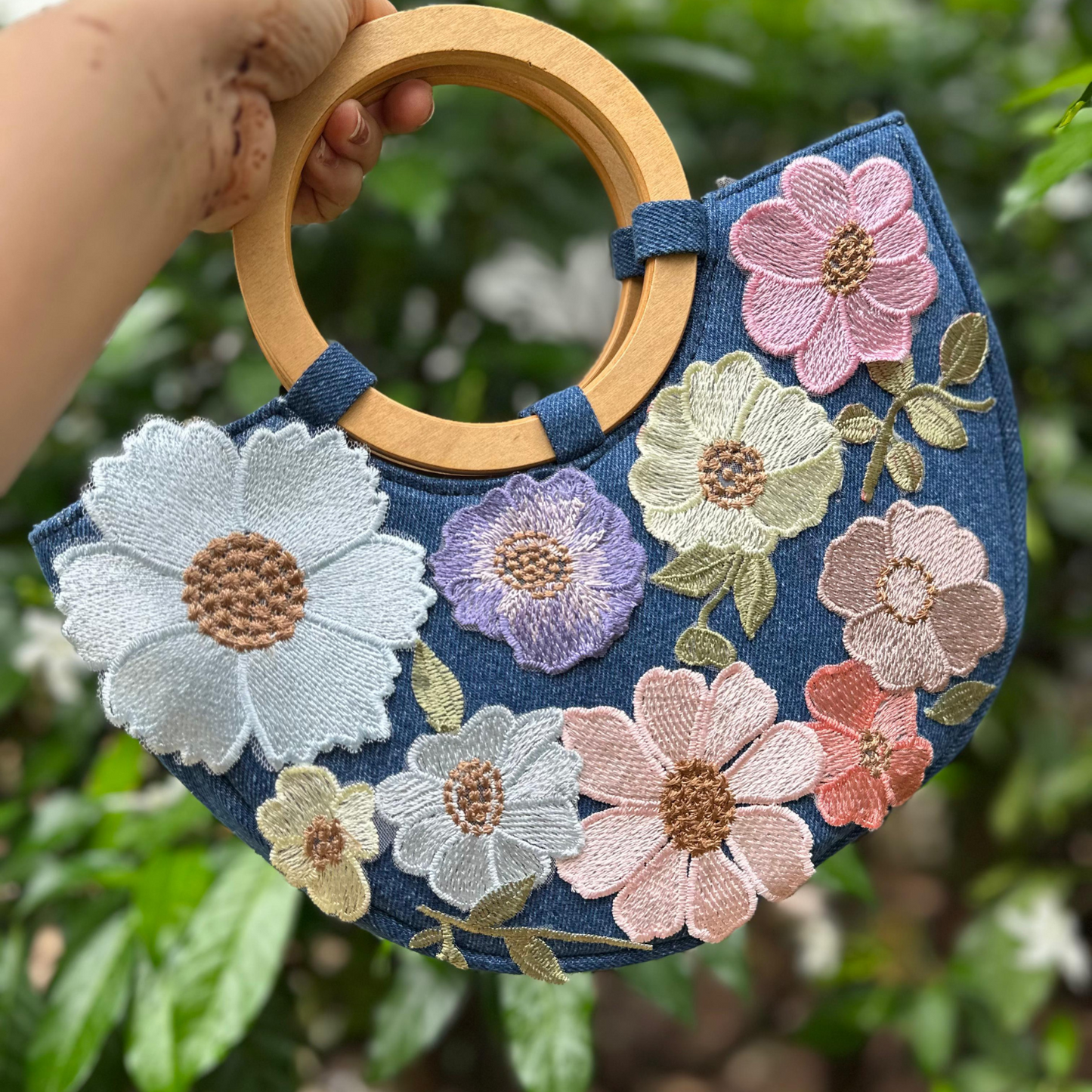 Denim Dusk Denim Clutch