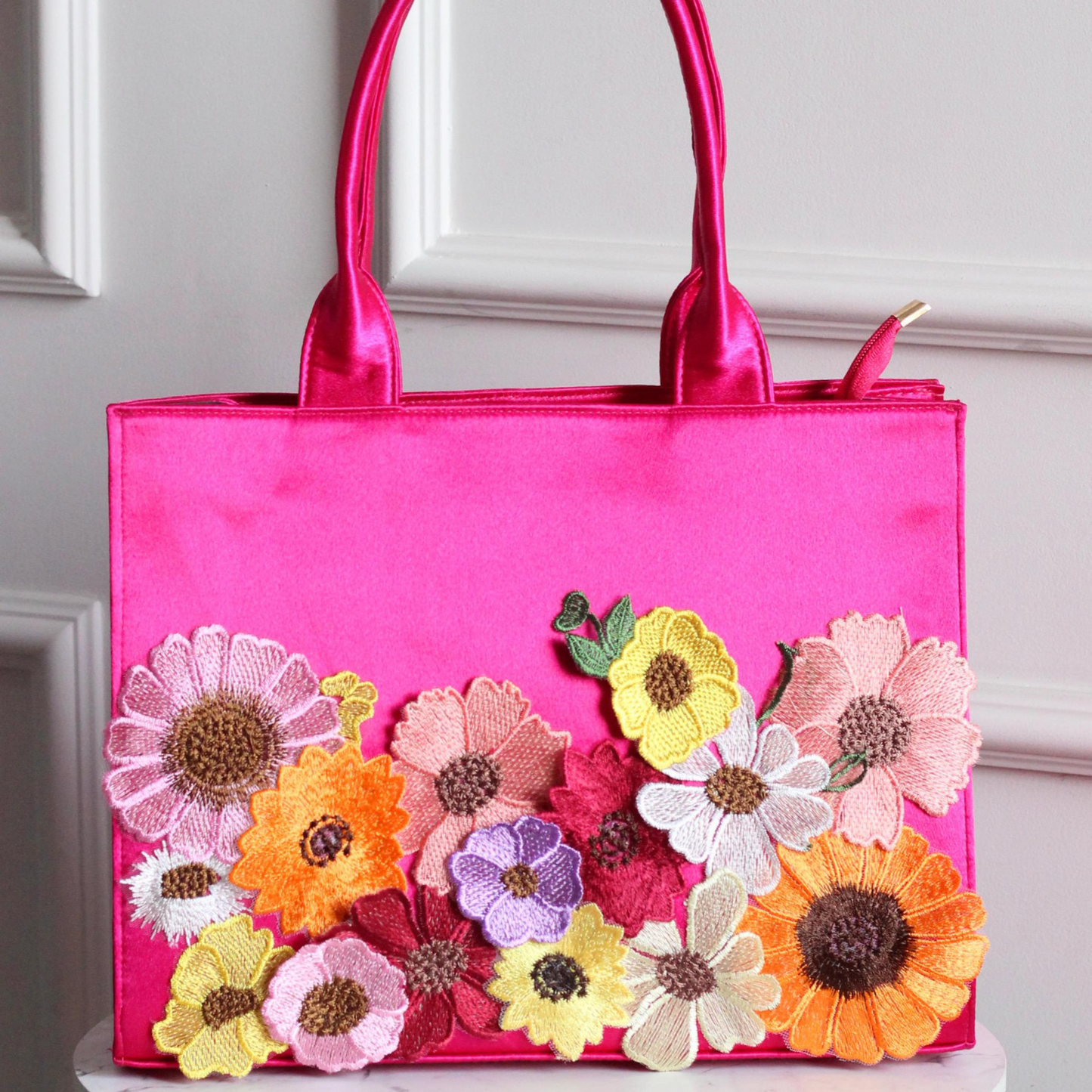 Fuchsia Bloom Tote Bag
