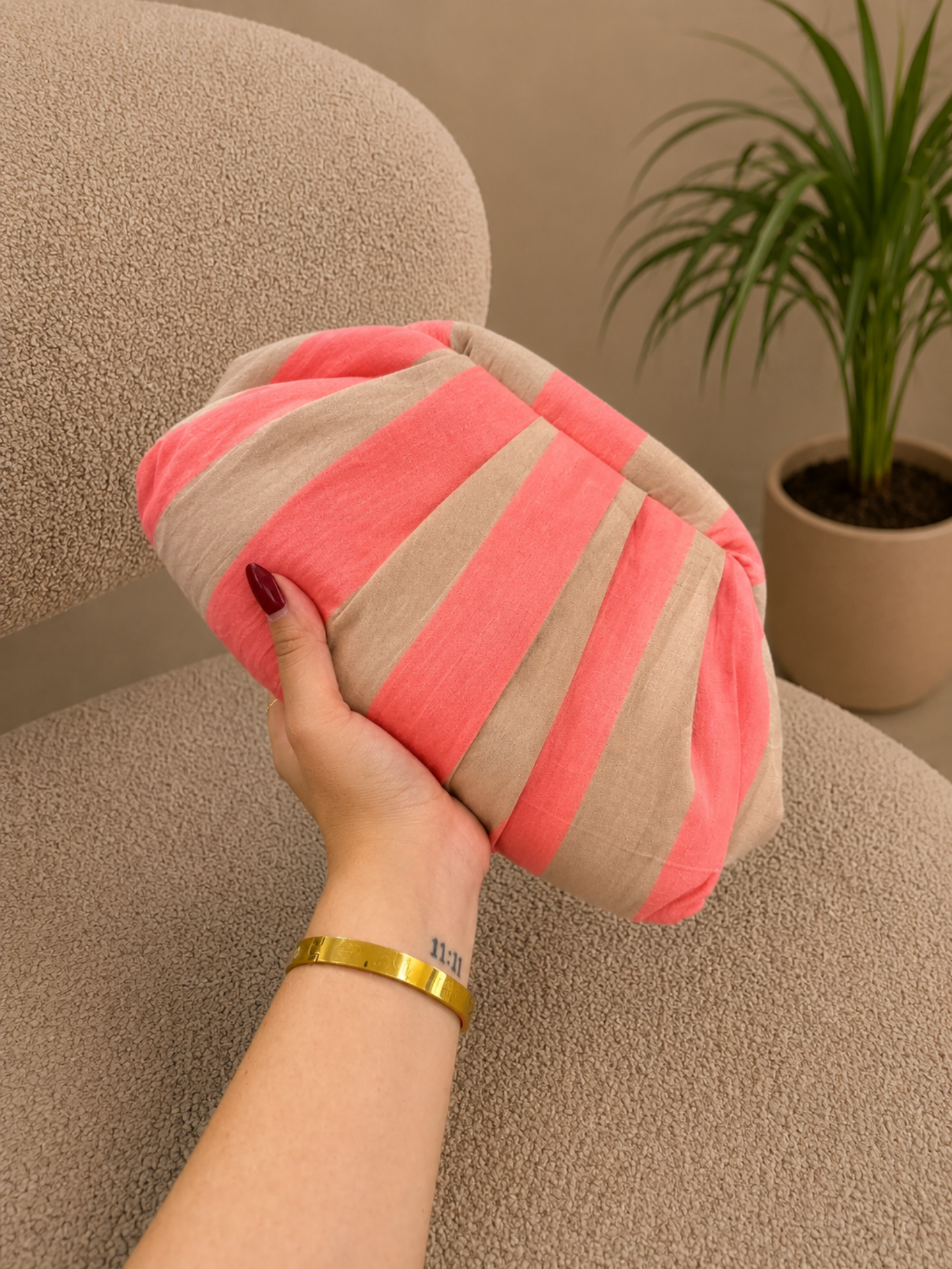 Candy Stripe Cloud Bag