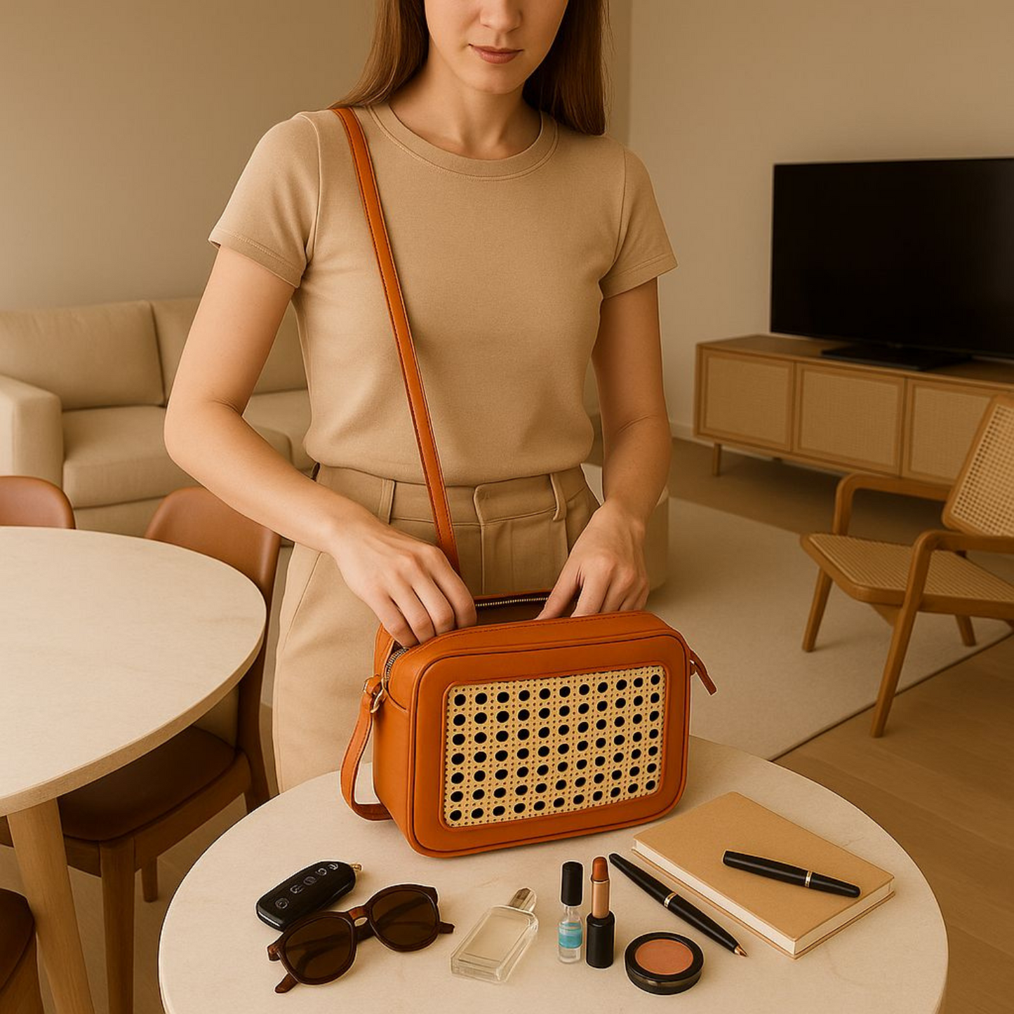 Rustic Cane Bag