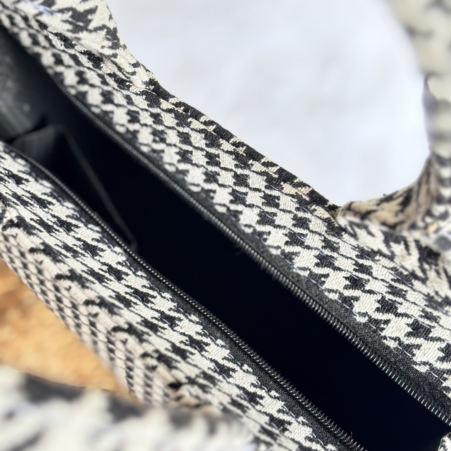 Timeless Check Tote