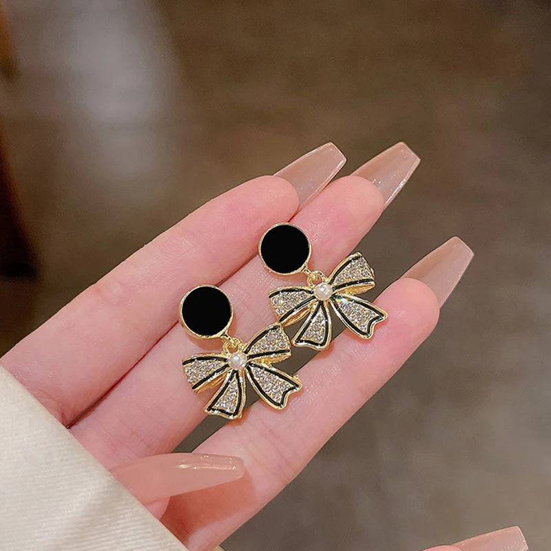 Velvet Bow Earrings
