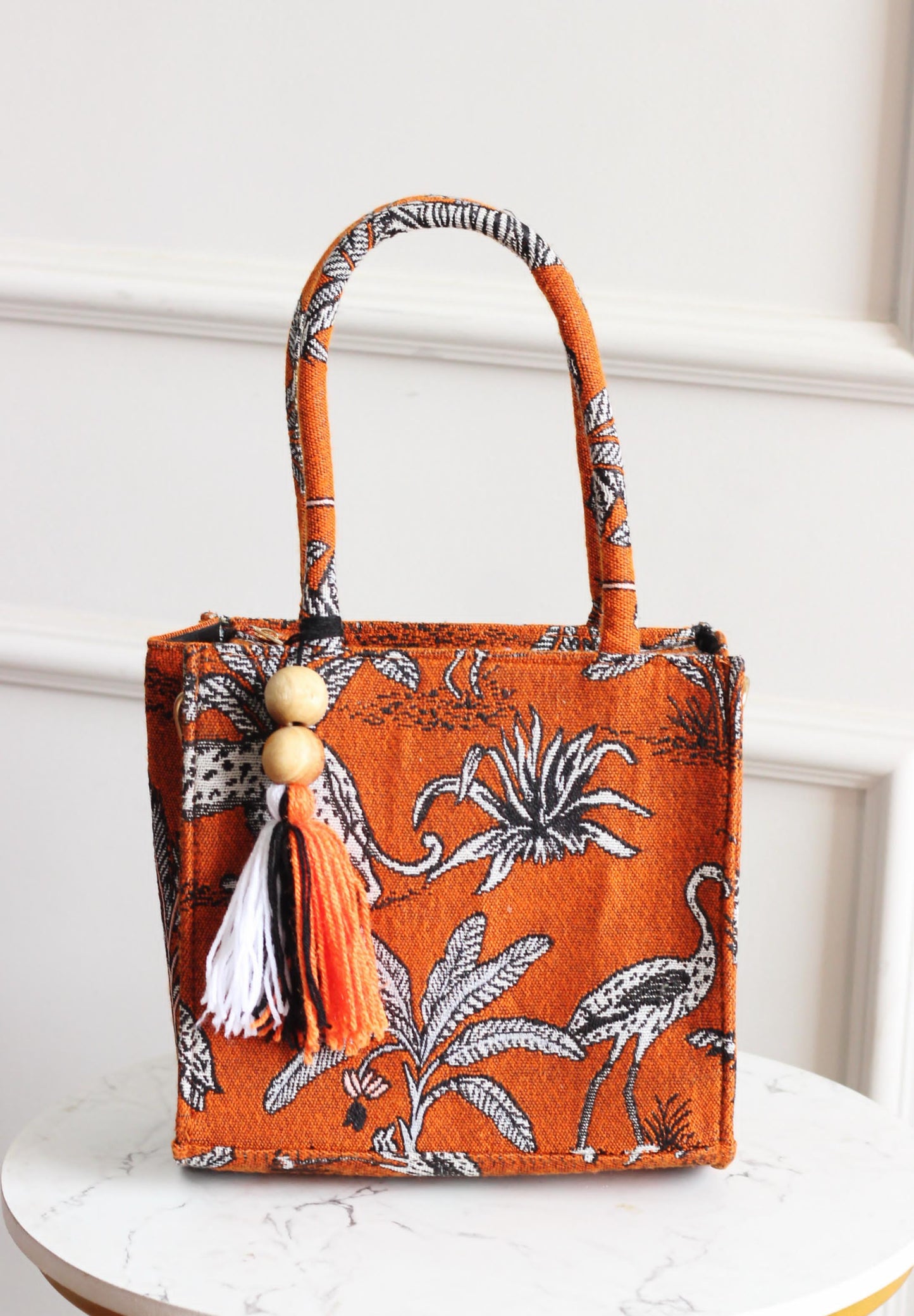 Tangerine Trails Mini Tote
