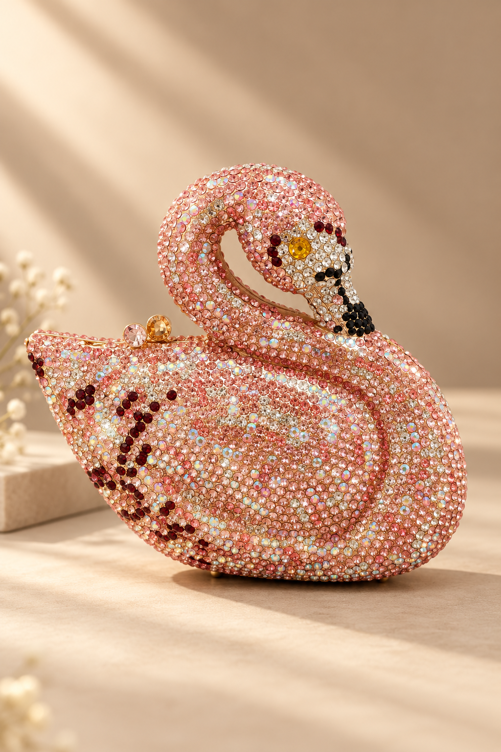 Pink swan