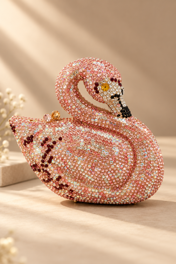 Pink swan