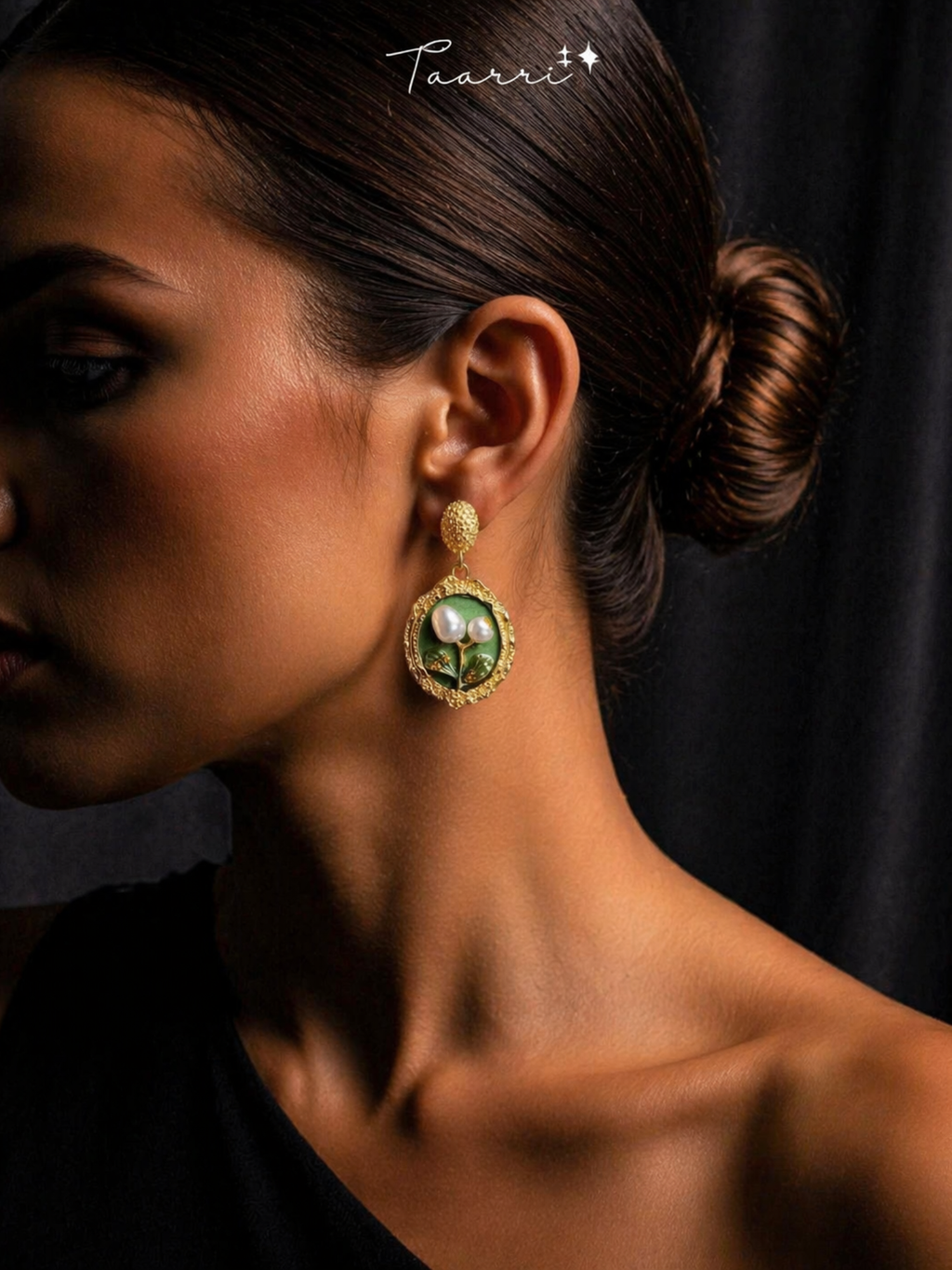 Pearl Garden Drop Earrings