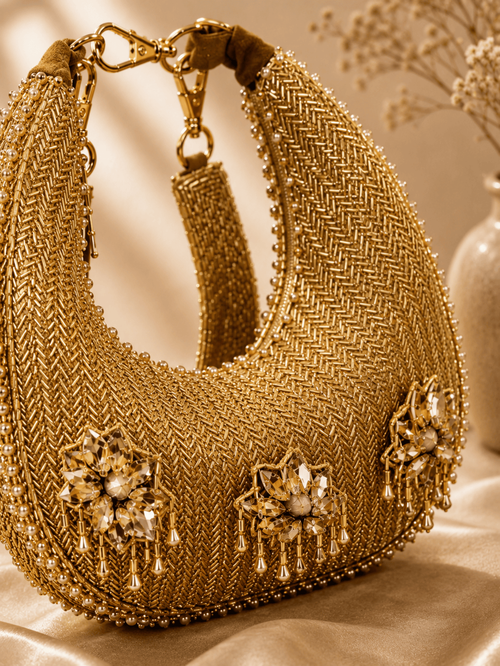 Noor Crescent Luxe Bag