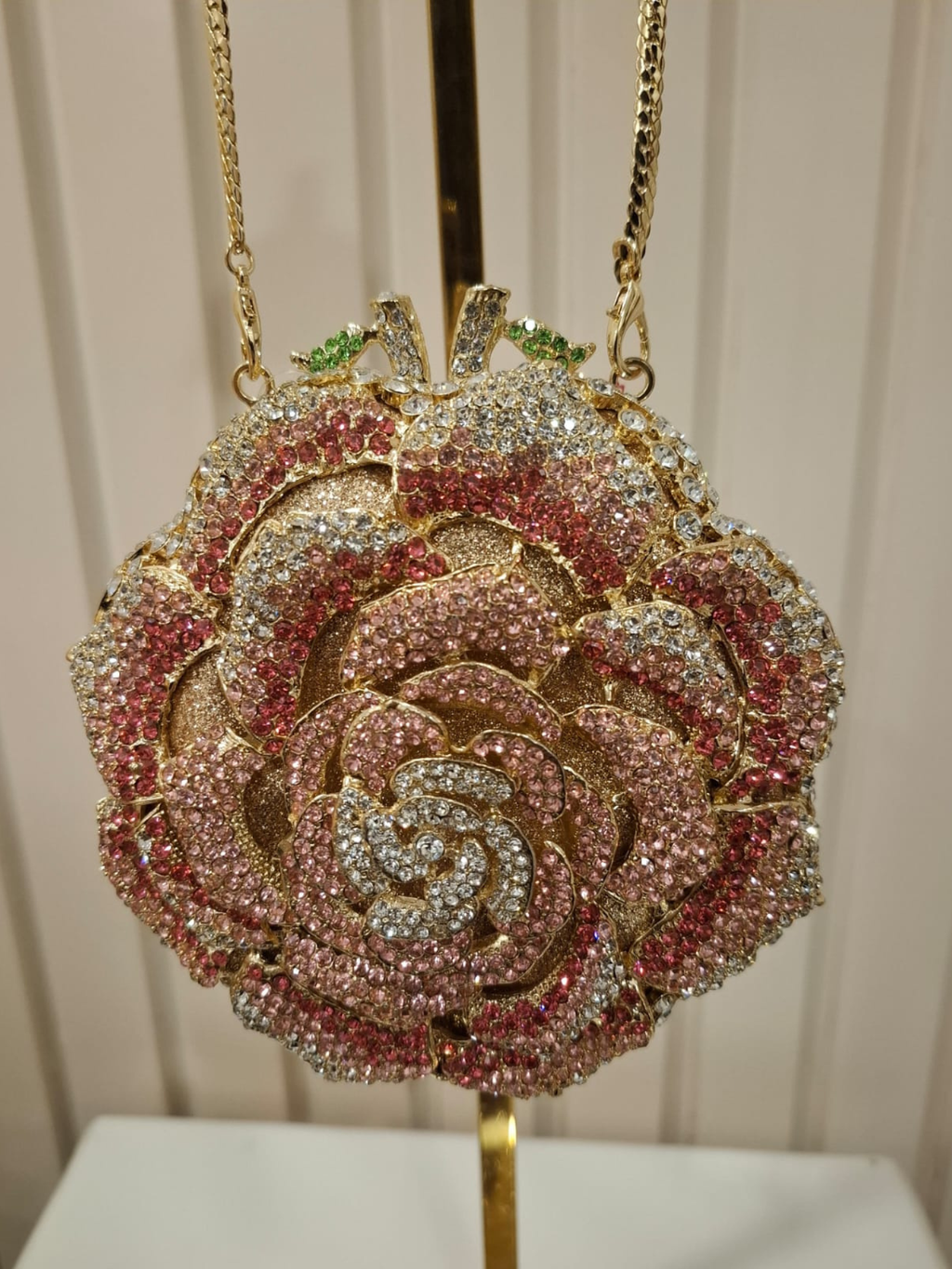 Rosè Floral Majesty Clutch