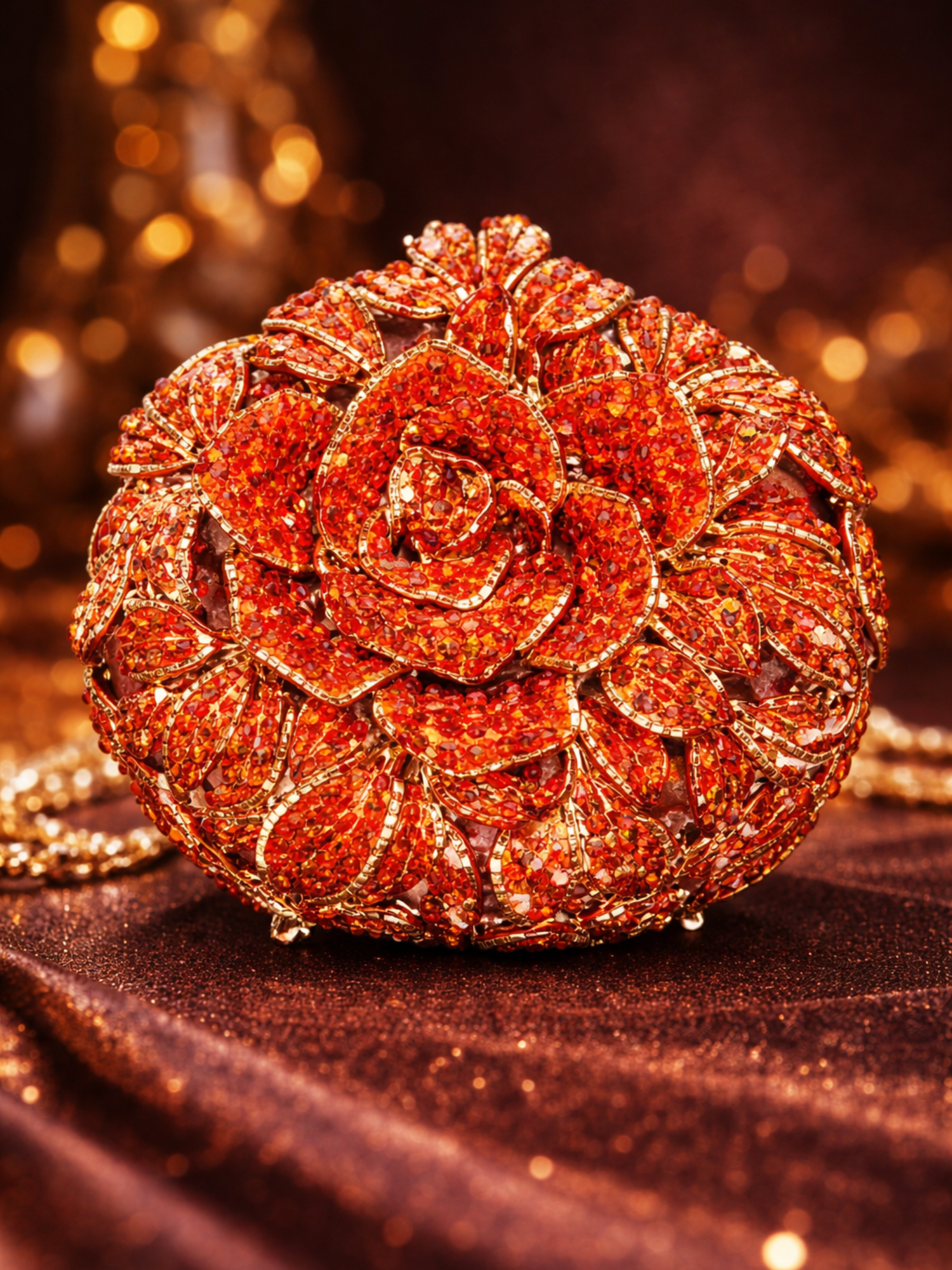 Noor Bloom Orb Clutch