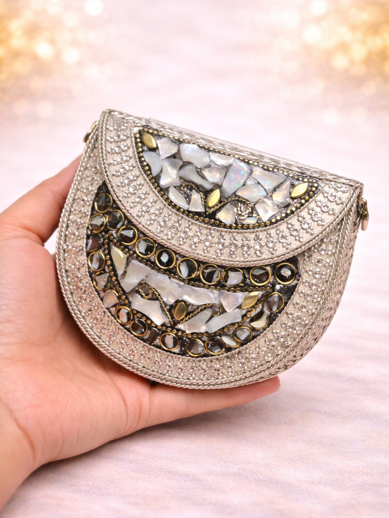 Opal Moonstone Mini Clutch