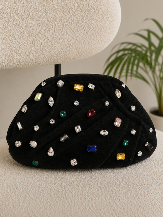 Denim Prism Cloud Bag