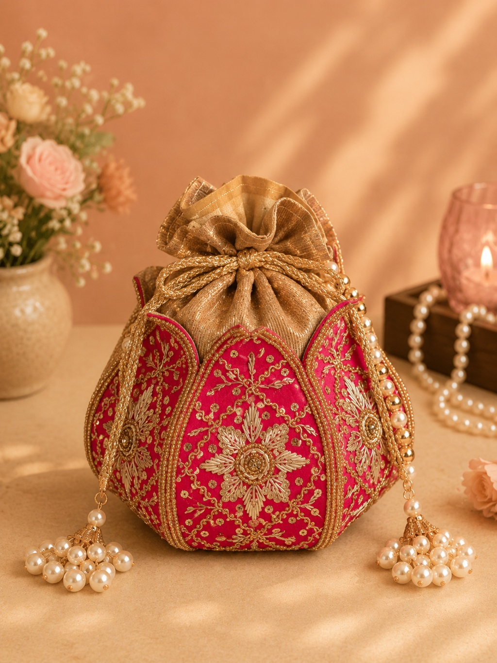 Blooming Lotus Potli