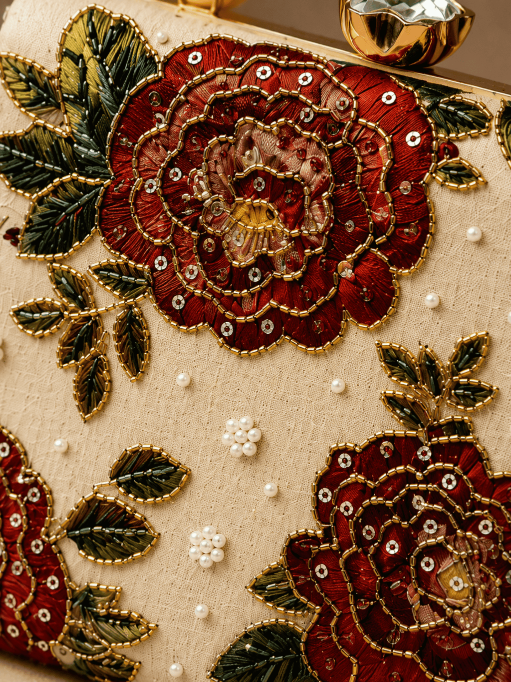 Floral Royale Box Clutch