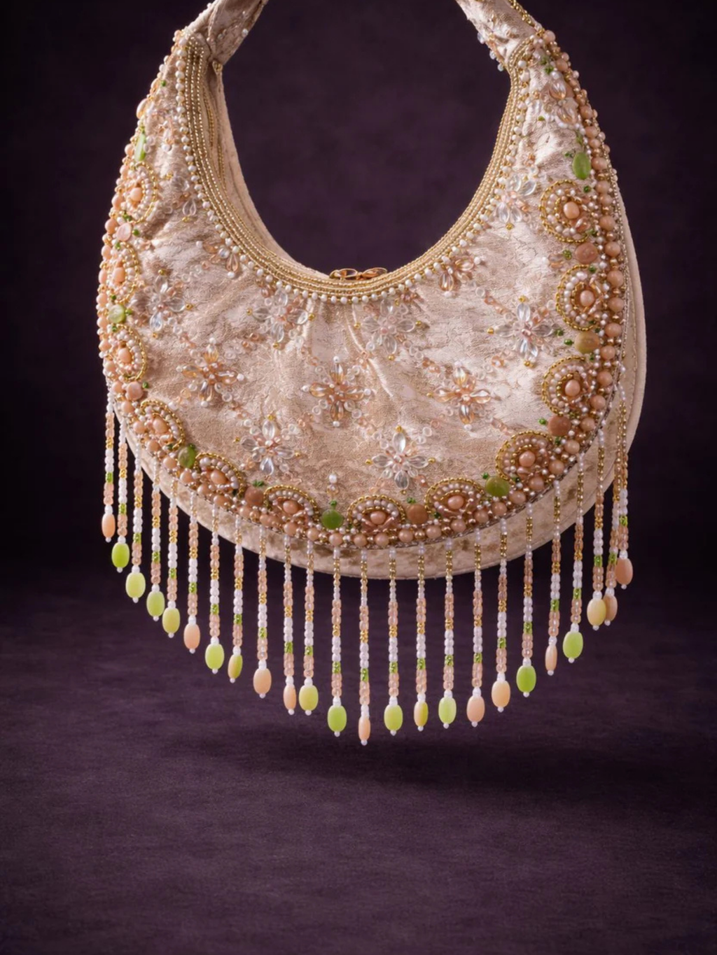 Noor Crescent Pearl Bag