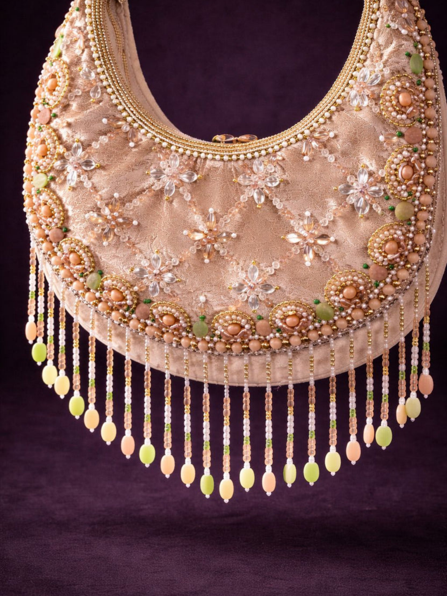 Noor Crescent Pearl Bag