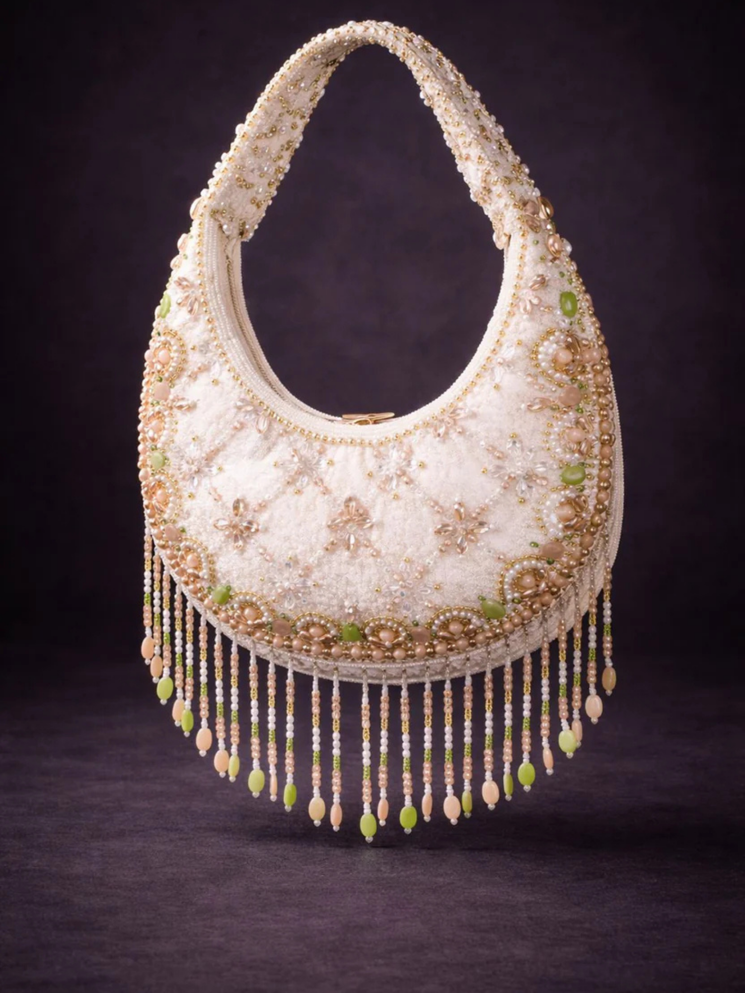 Noor Crescent Pearl Bag