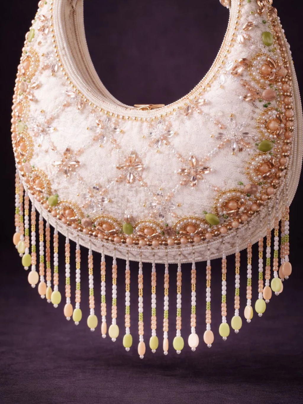 Noor Crescent Pearl Bag