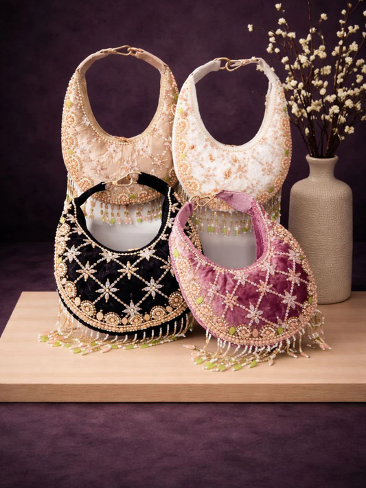 Noor Crescent Pearl Bag