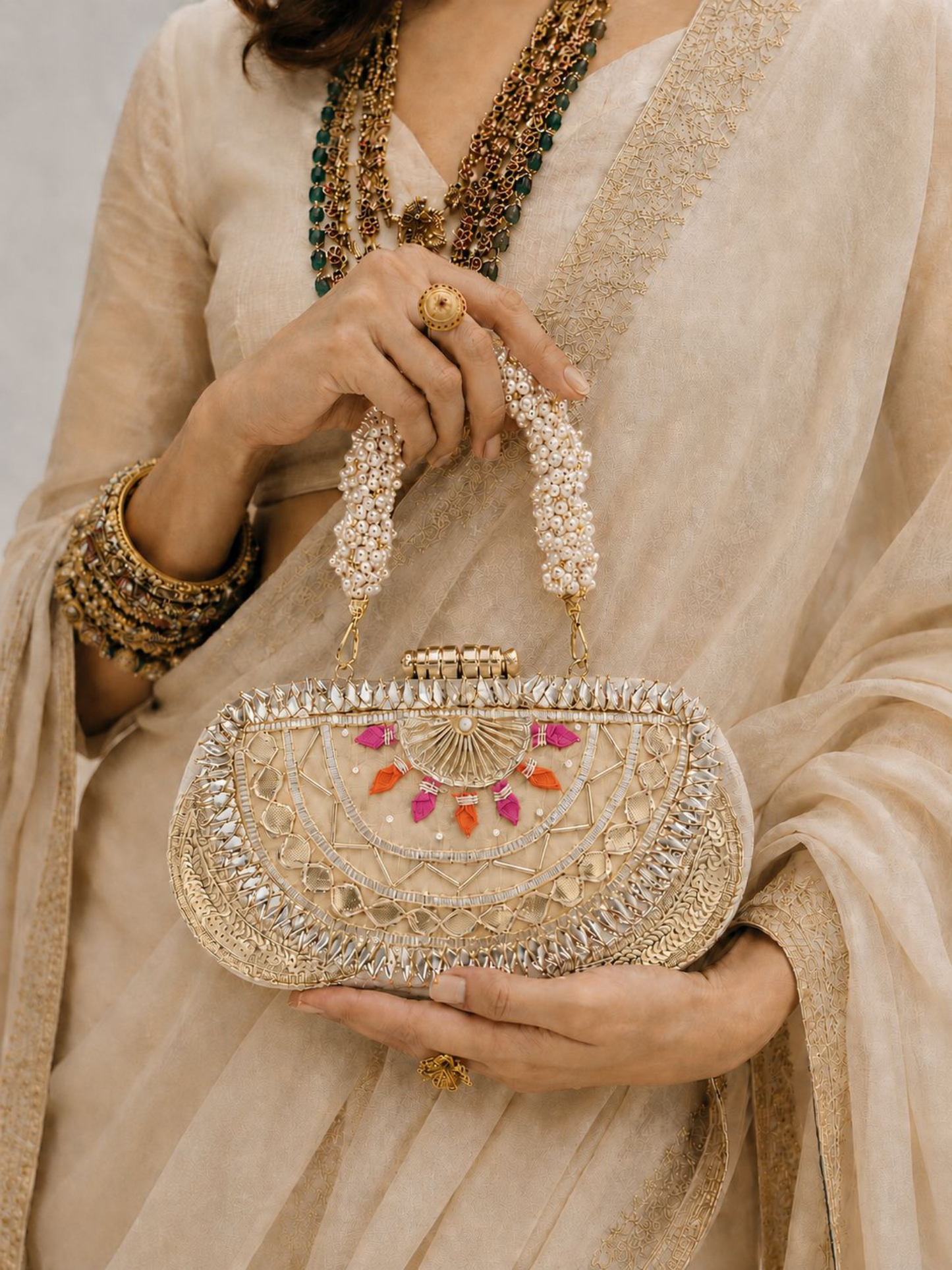 Chaand Gota Clutch Bag