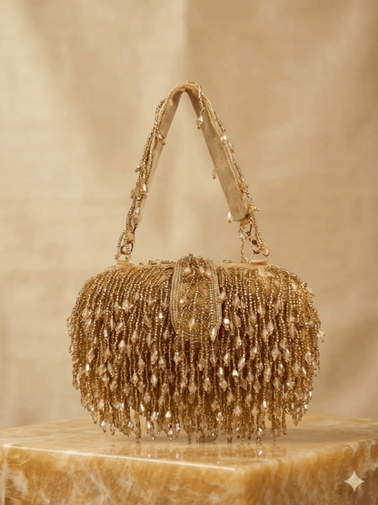 Crystal Fringe Evening Handbag