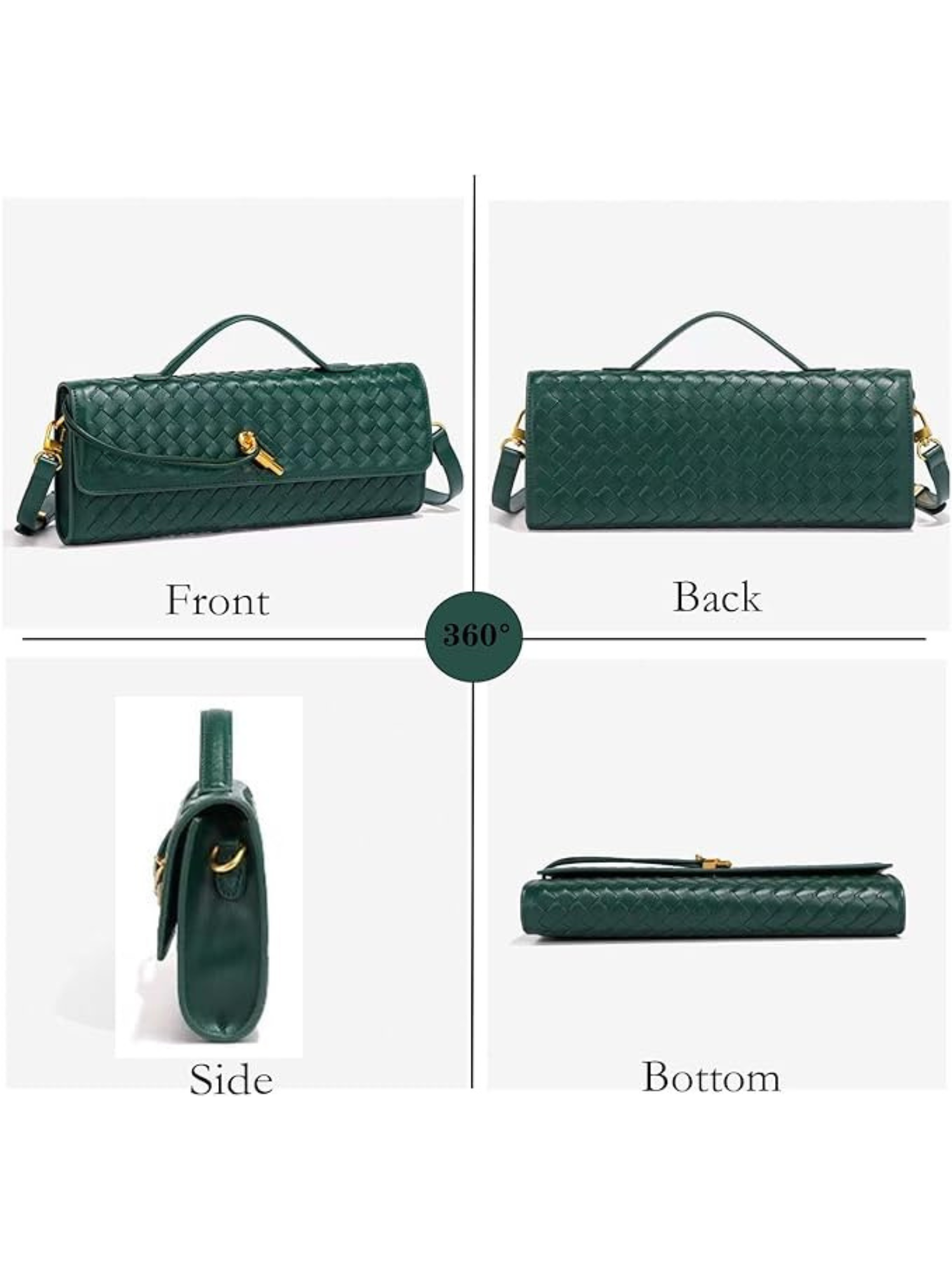 Verona Weave Clutch (7 Colors)