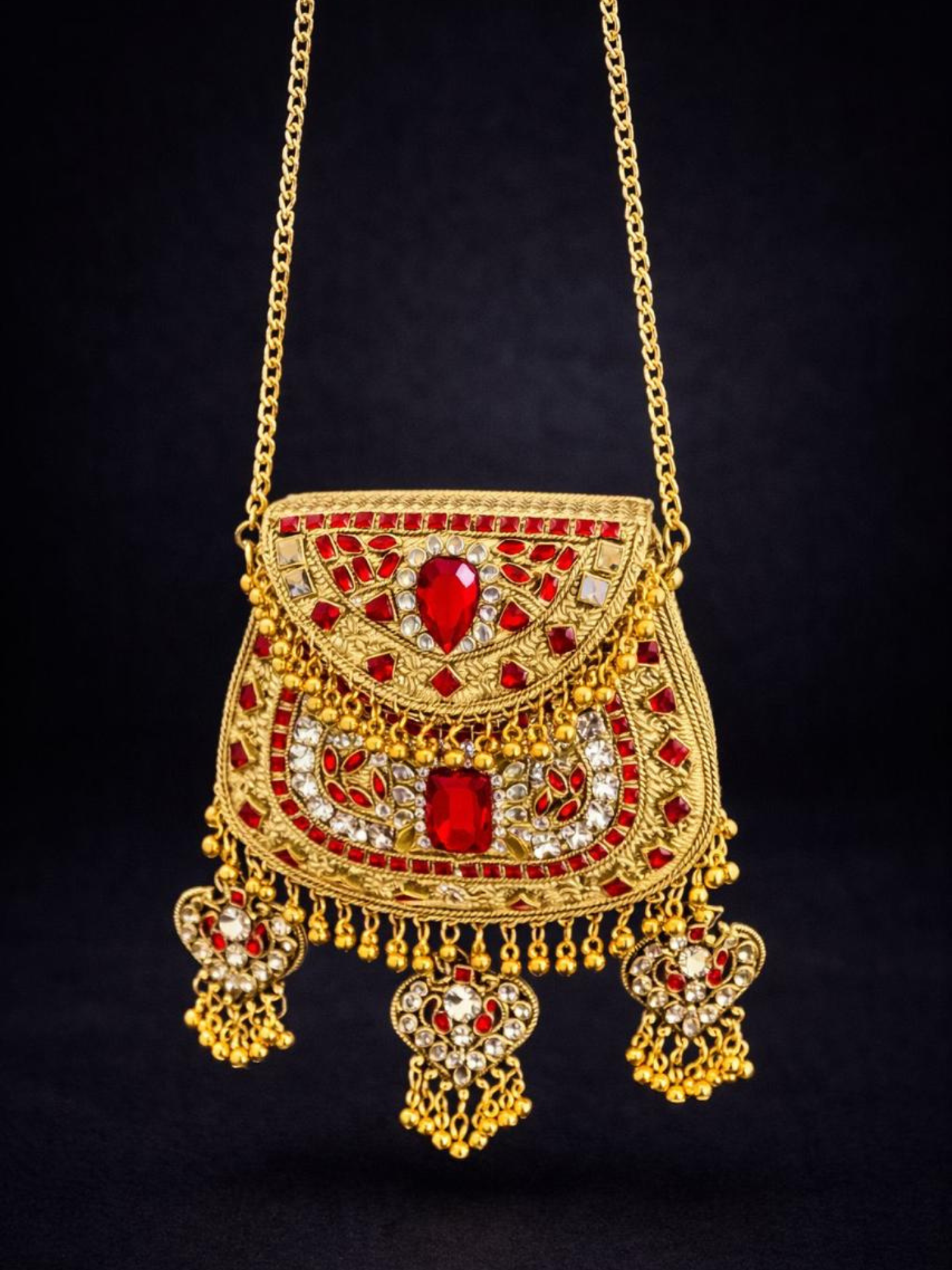 Emerald Jharokha Mini Clutch