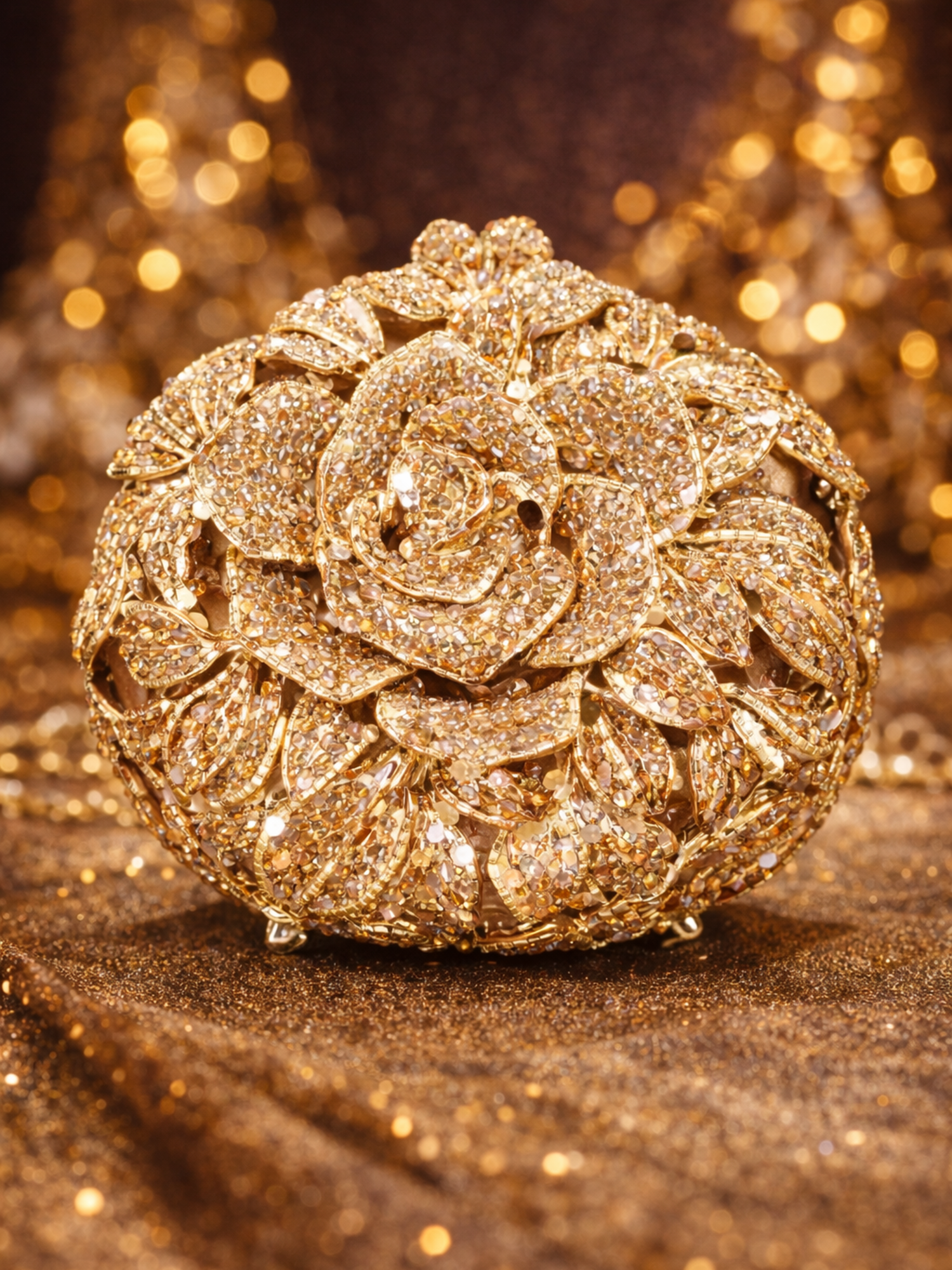 Noor Bloom Orb Clutch
