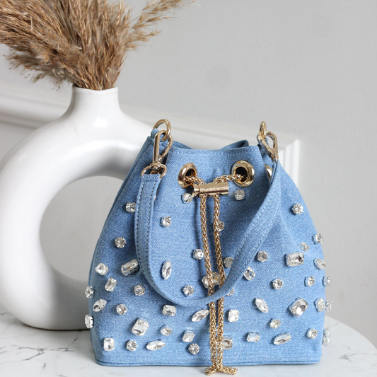 Crystal Sky Denim Bucket