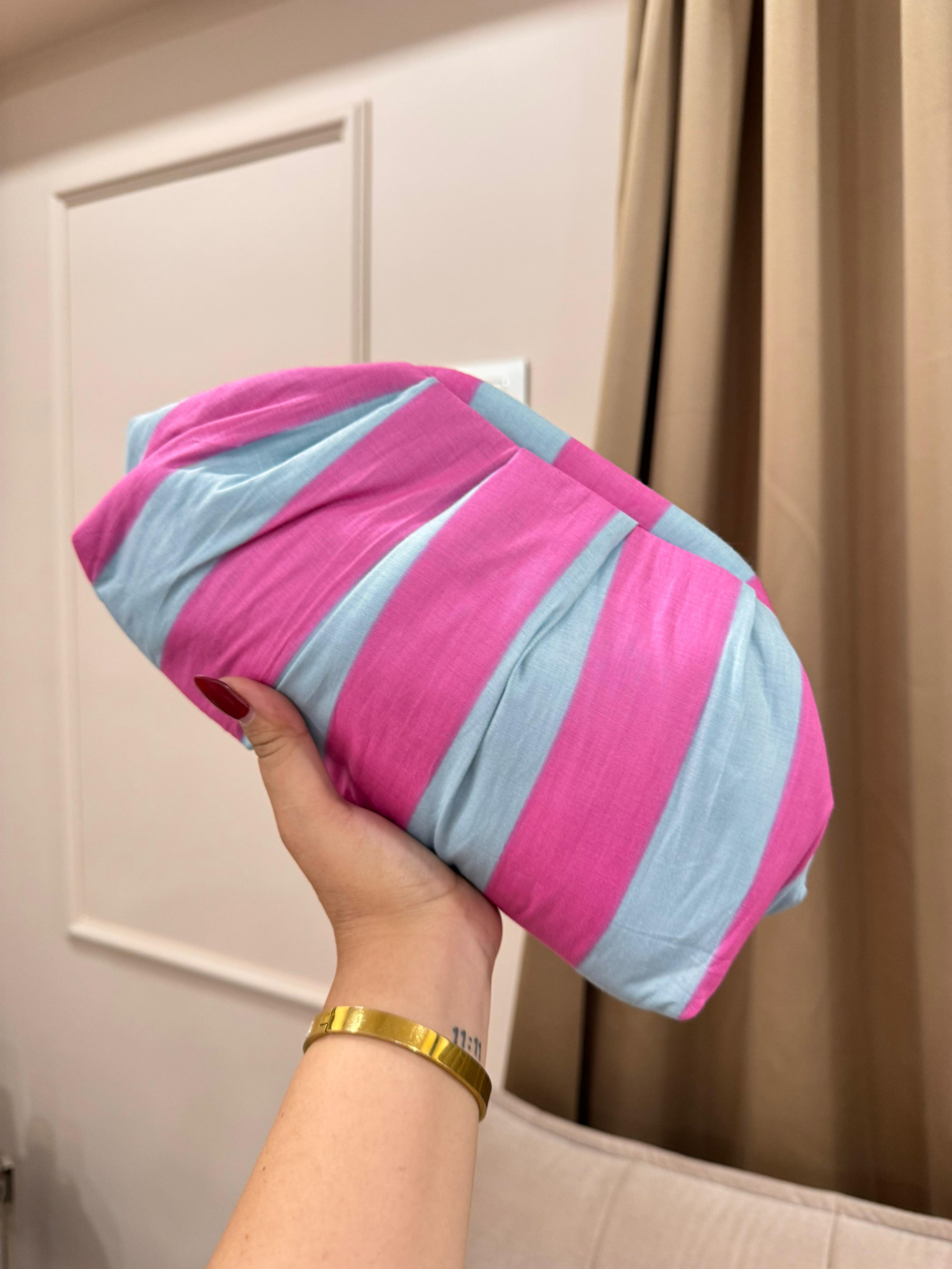 Candy Stripe Cloud Bag