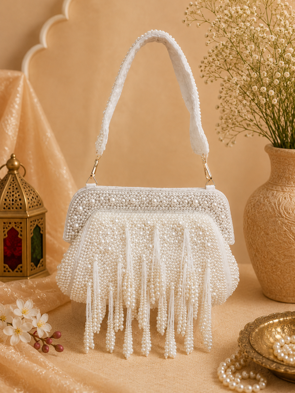 Amaira Tassels Clutch