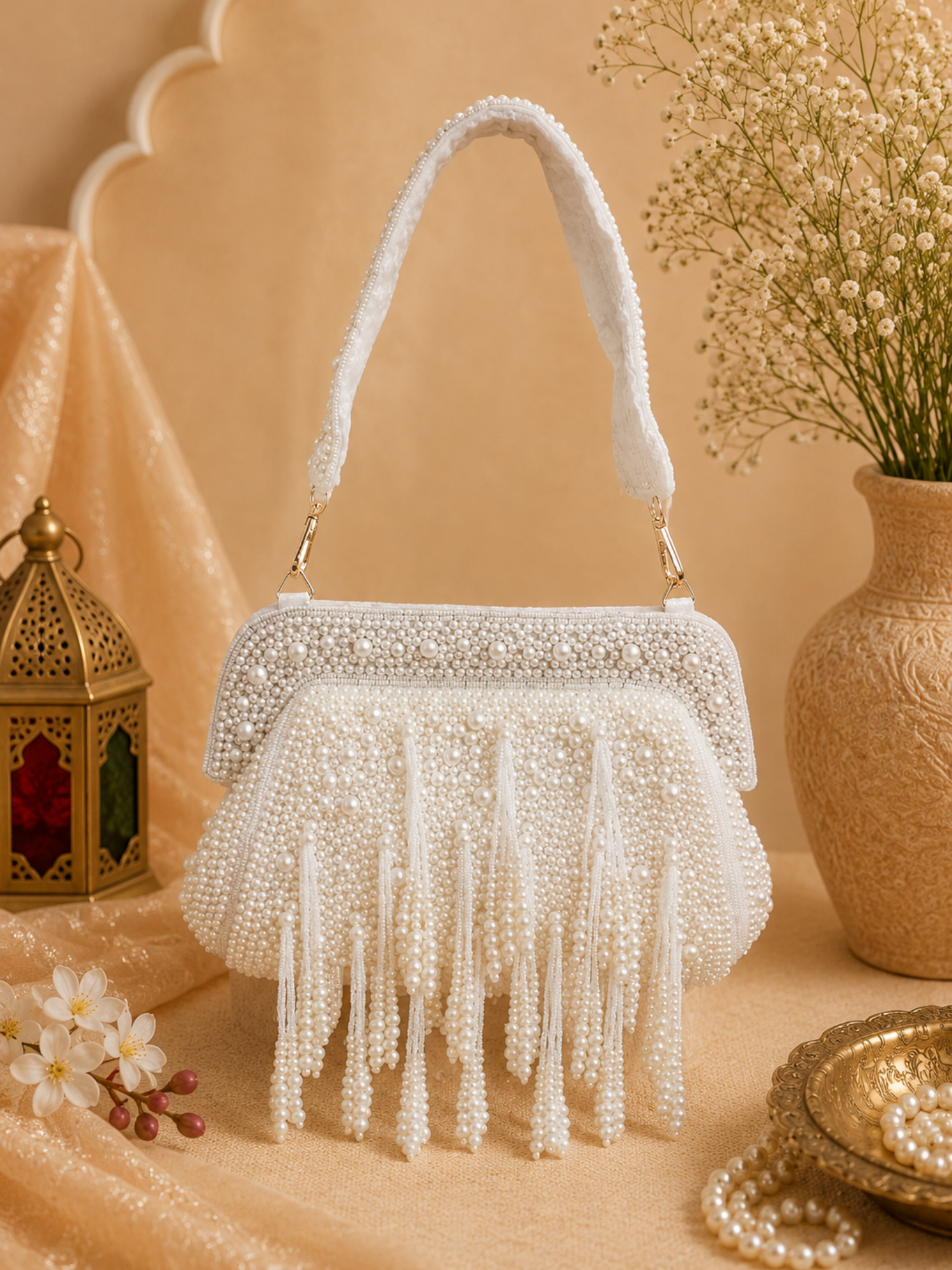 Amaira Tassels Clutch