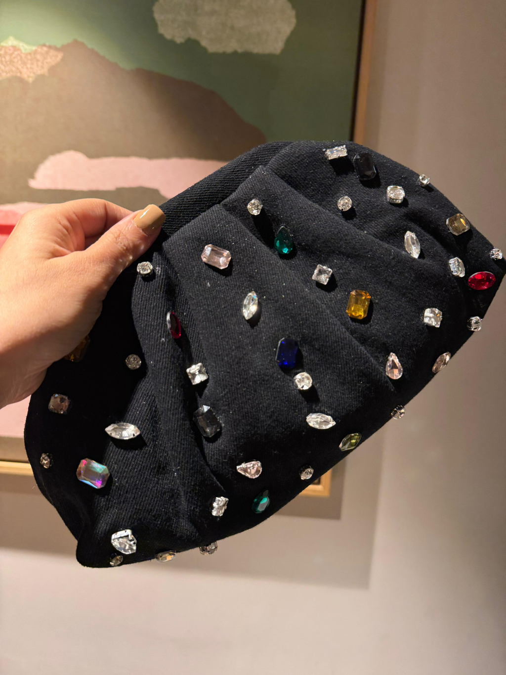 Denim Prism Cloud Bag