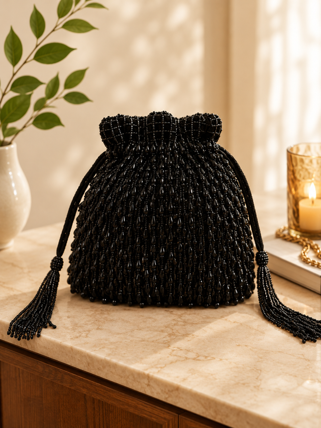 Crimson Luxe Potli